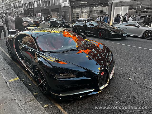 Bugatti Chiron spotted in London, United Kingdom