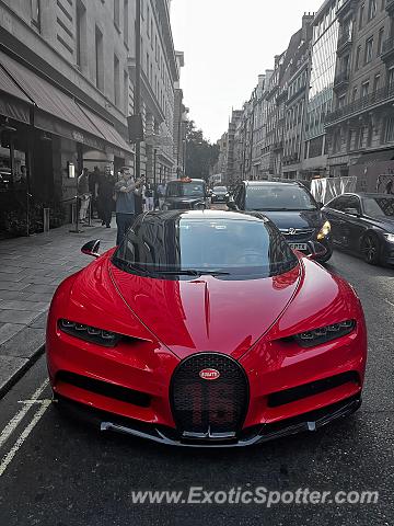 Bugatti Chiron spotted in London, United Kingdom