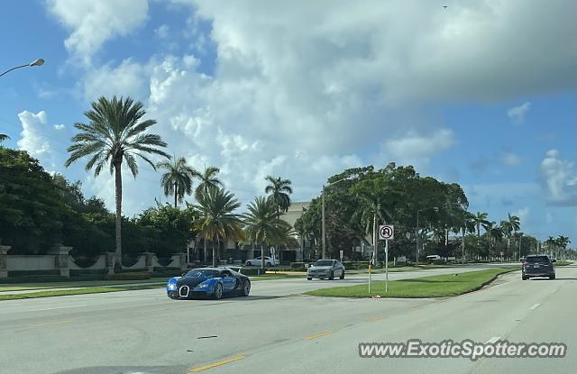 Bugatti Veyron spotted in Boca Raton, Florida