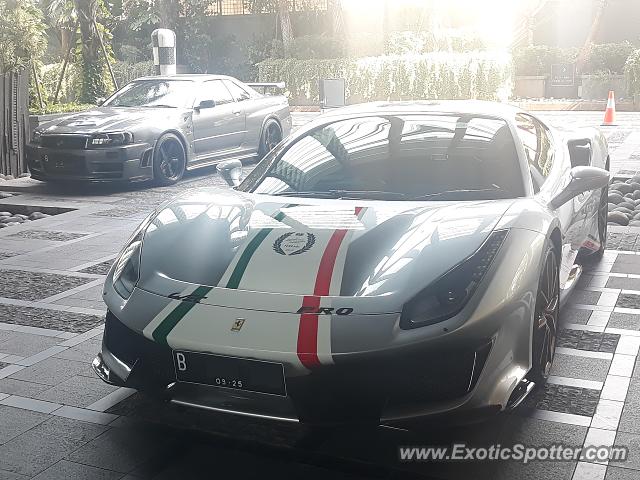 Ferrari 488 GTB spotted in Jakarta, Indonesia