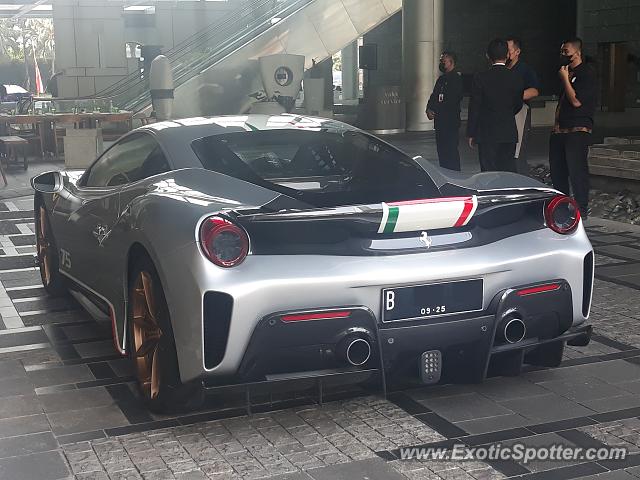 Ferrari 488 GTB spotted in Jakarta, Indonesia