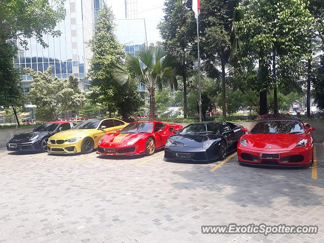 Lamborghini Murcielago spotted in Jakarta, Indonesia