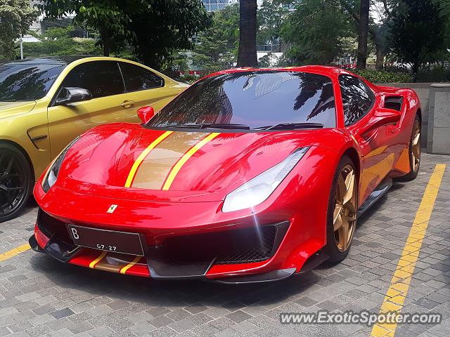 Ferrari 488 GTB spotted in Jakarta, Indonesia