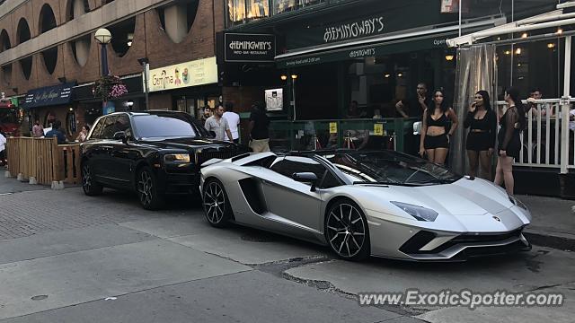 Lamborghini Aventador spotted in Toronto, Canada