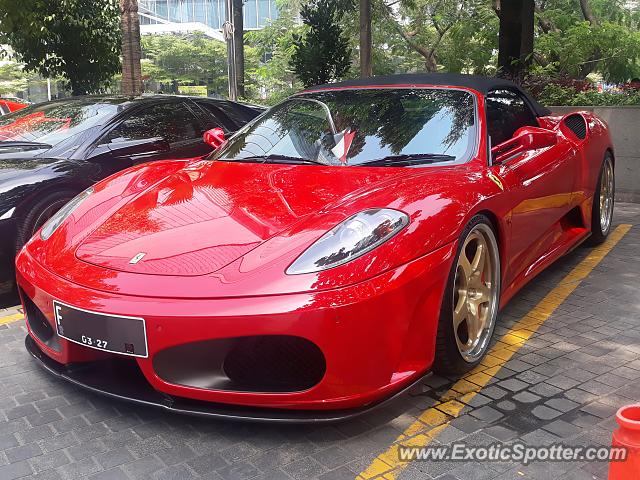 Ferrari F430 spotted in Jakarta, Indonesia