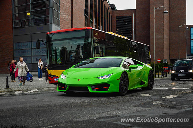 Lamborghini Huracan spotted in Wrocław, Poland