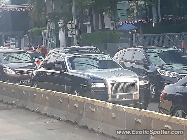 Rolls-Royce Ghost spotted in Jakarta, Indonesia