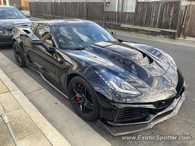 Chevrolet Corvette ZR1 spotted in Pleasanton, California