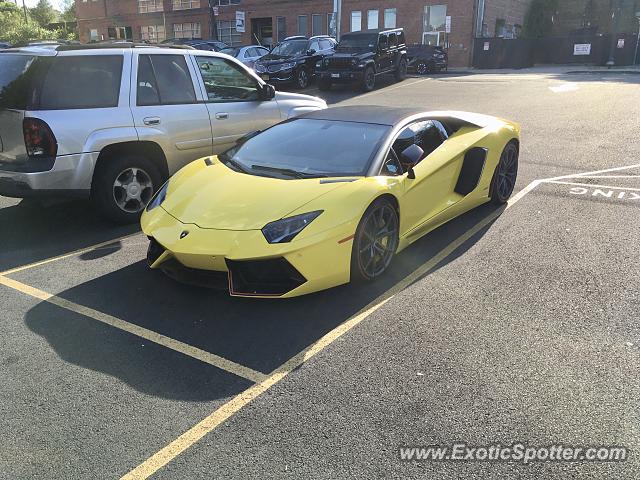 Lamborghini Aventador spotted in New Windsor, New York