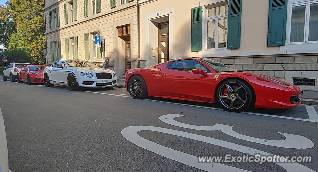 Ferrari 458 Italia spotted in Zurich, Switzerland