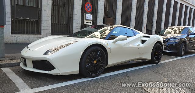 Ferrari 488 GTB spotted in Zurich, Switzerland