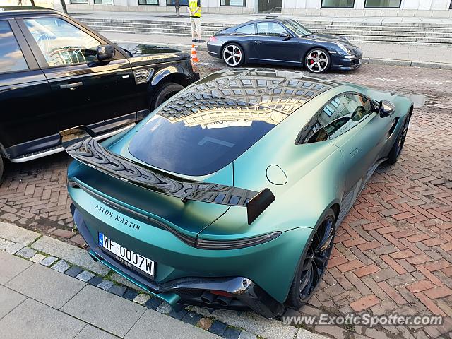 Aston Martin Vantage spotted in Warsaw, Poland