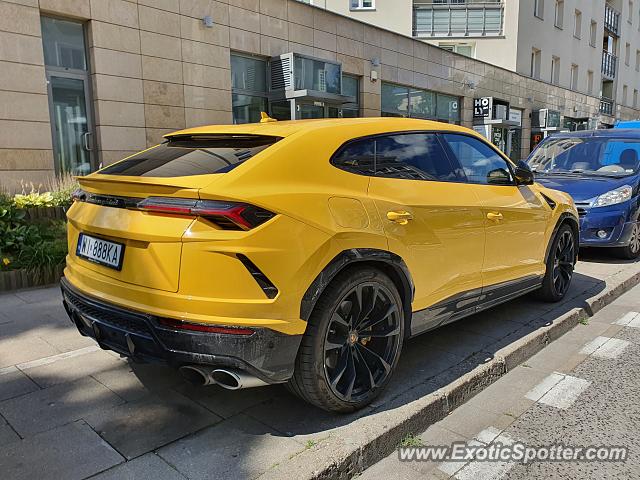 Lamborghini Urus spotted in Warsaw, Poland