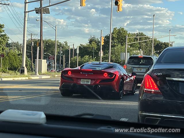 Ferrari F8 Tributo spotted in Paramus, New Jersey