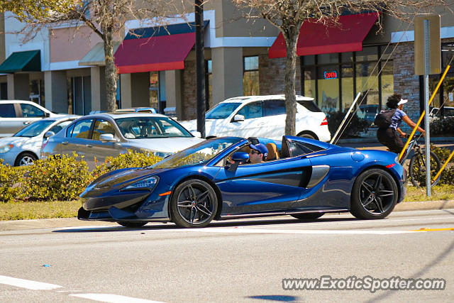 Mclaren 570S spotted in Amelia Island, Florida