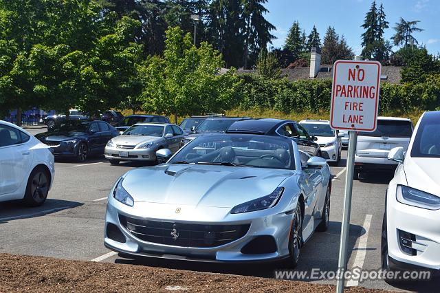 Ferrari Portofino spotted in Medina, Washington