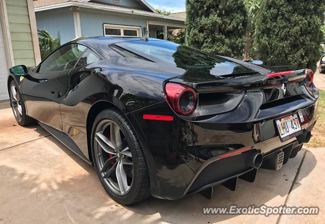Ferrari 488 GTB spotted in Honolulu, Hawaii