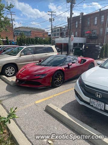 Ferrari SF90 Stradale spotted in Cleavland, Ohio