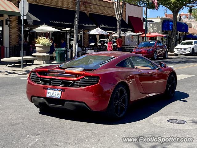 Mclaren MP4-12C spotted in Pleasanton, California