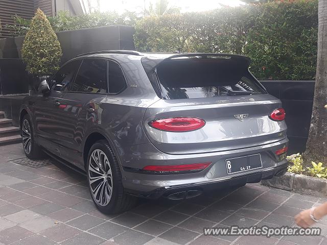 Bentley Bentayga spotted in Jakarta, Indonesia