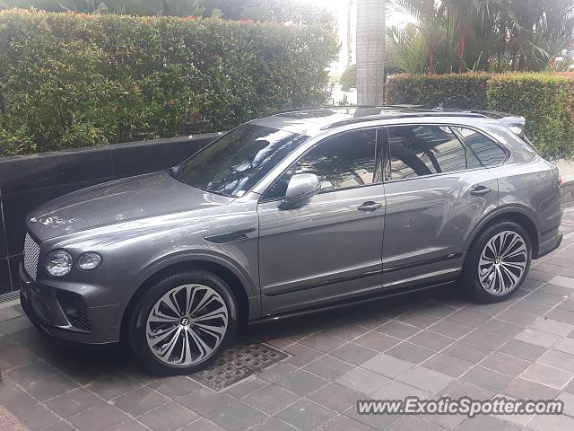 Bentley Bentayga spotted in Jakarta, Indonesia