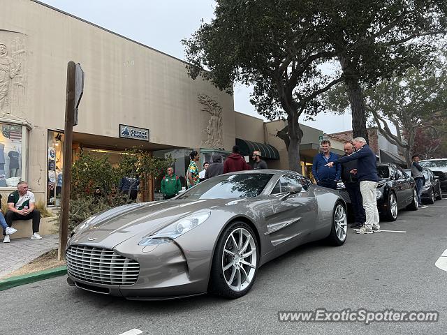 Aston Martin One-77 spotted in Carmel, California