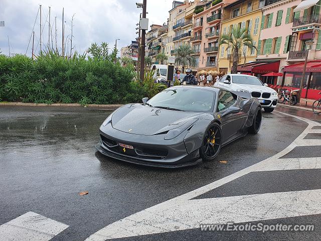 Ferrari 458 Italia spotted in Cannes, France