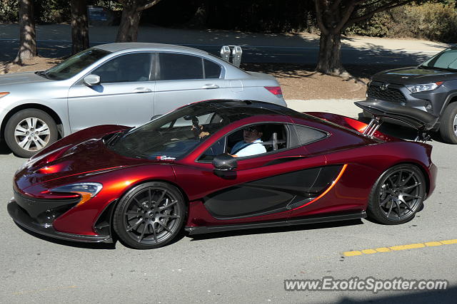 Mclaren P1 spotted in Monterey, California