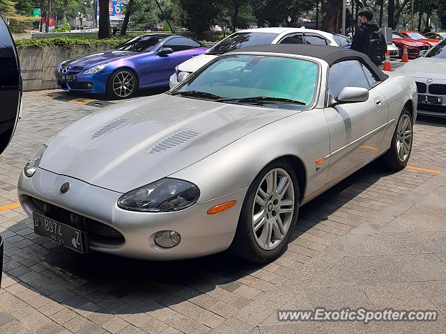 Jaguar XKR spotted in Jakarta, Indonesia