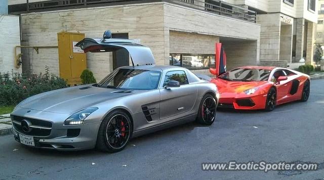 Lamborghini Aventador spotted in Tehran, Iran