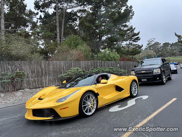 Ferrari LaFerrari spotted in Pebble Beach, California