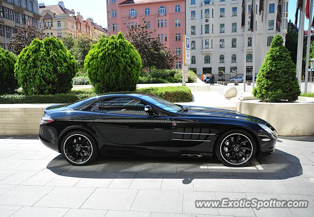 Mercedes SLR spotted in Prague, Czech Republic