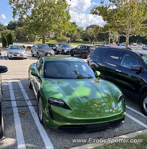 Porsche Taycan (Turbo S only) spotted in Bethesda, Maryland