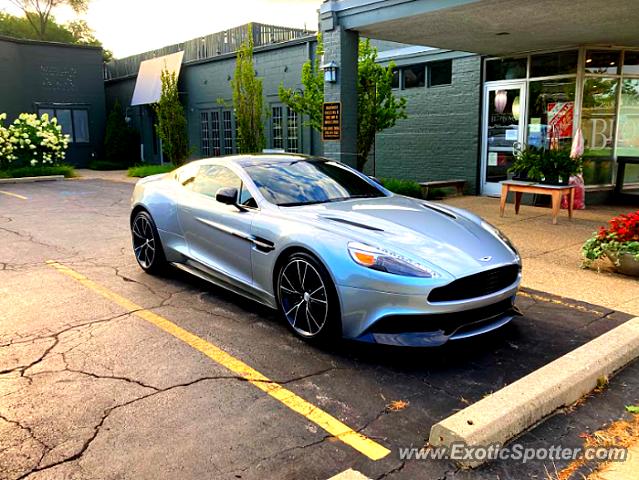 Aston Martin Vanquish spotted in Birmingham, Michigan