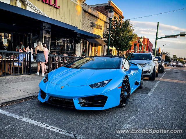 Lamborghini Huracan spotted in Bloomington, Indiana