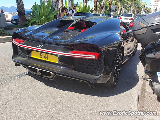 Bugatti Chiron spotted in Cannes, France