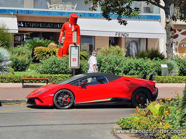 Lamborghini Huracan spotted in Cannes, France