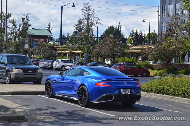Aston Martin Vanquish spotted in Shoreline, Washington