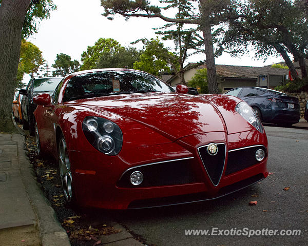 Alfa Romeo 8C spotted in Carmel, California