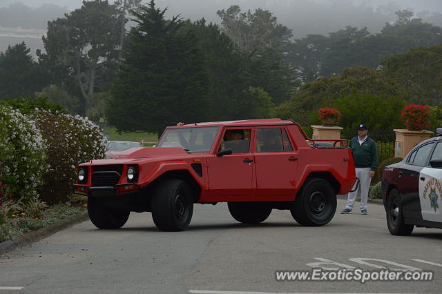 Lamborghini LM002 spotted in Pebble beach, California