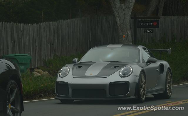 Porsche 911 GT2 spotted in Pebble beach, California