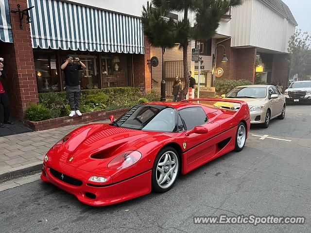 Ferrari F50 spotted in Carmel, California