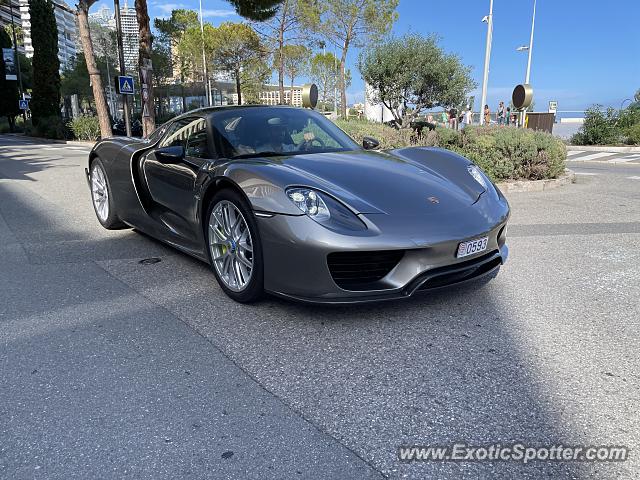 Porsche 918 Spyder spotted in Monte-Carlo, Monaco