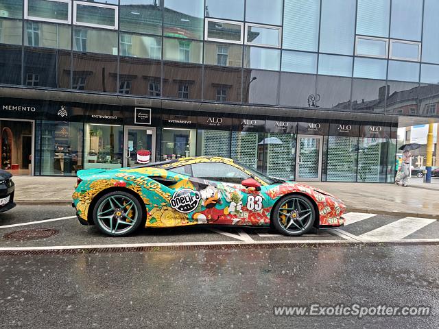 Ferrari F8 Tributo spotted in Košice, Slovakia