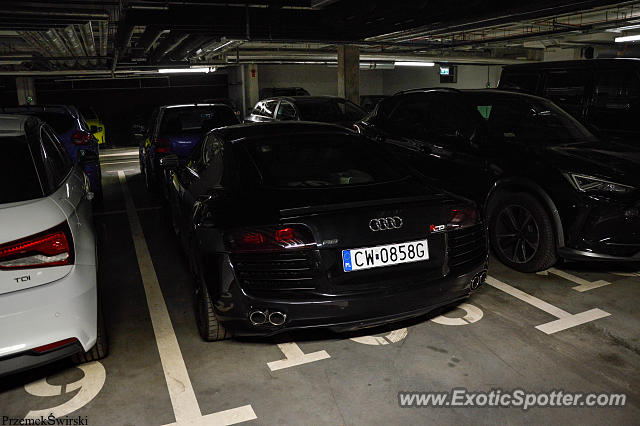 Audi R8 spotted in Wrocław, Poland
