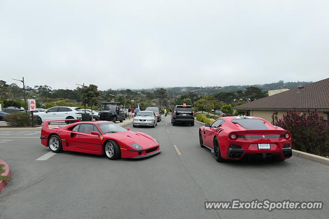 Ferrari F40 spotted in Pebble Beach, California