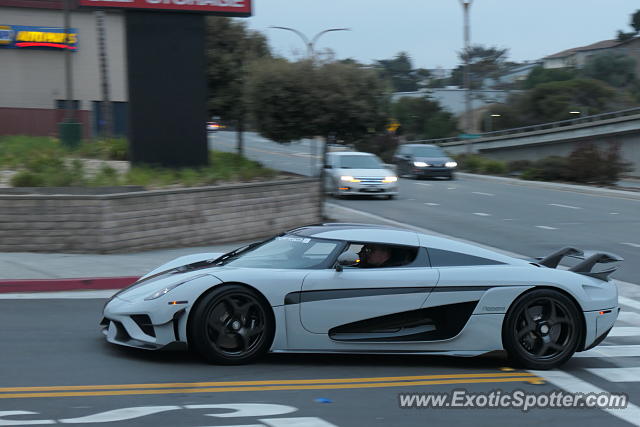 Koenigsegg Regera spotted in Monterey, California