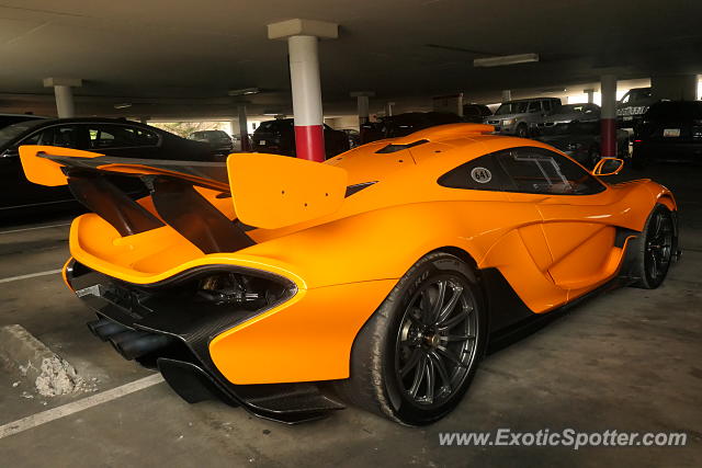 Mclaren P1 spotted in Monterey, California