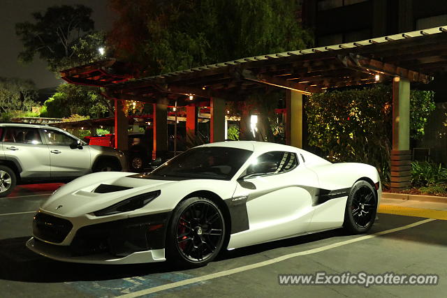 Rimac Concept One spotted in Monterey, California
