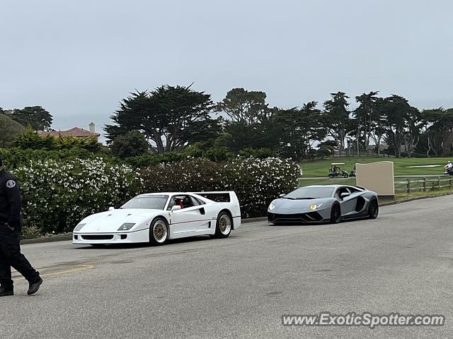 Ferrari F40 spotted in Pebble Beach, California